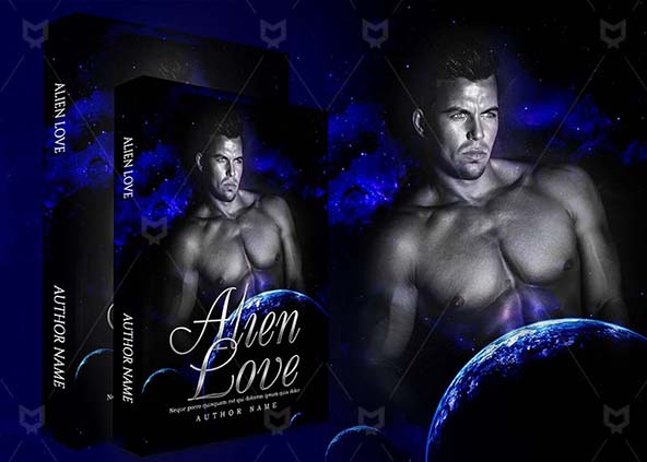 Romance-book-cover-design-Alien Love-back