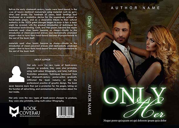 Romance-book-cover-design-Only Her-front