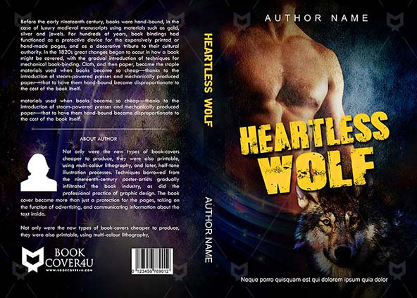 Romance-book-cover-design-Heartless Wolf-front