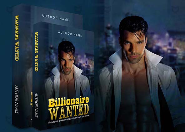 Romance-book-cover-design-Billionaire Wanted-back