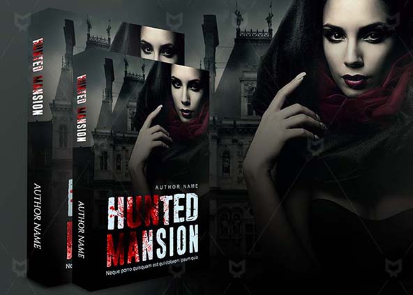 Romance-book-cover-design-Hunted Mansion-back