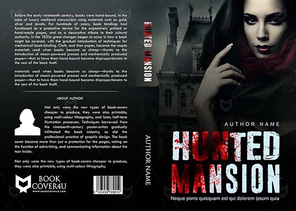 Romance-book-cover-design-Hunted Mansion-front