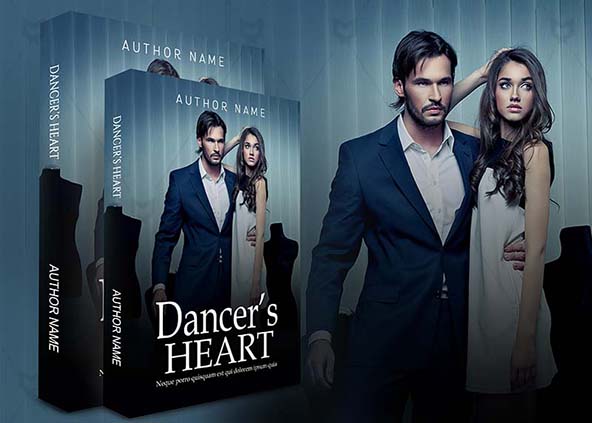 Romance-book-cover-design-dancers heart-back