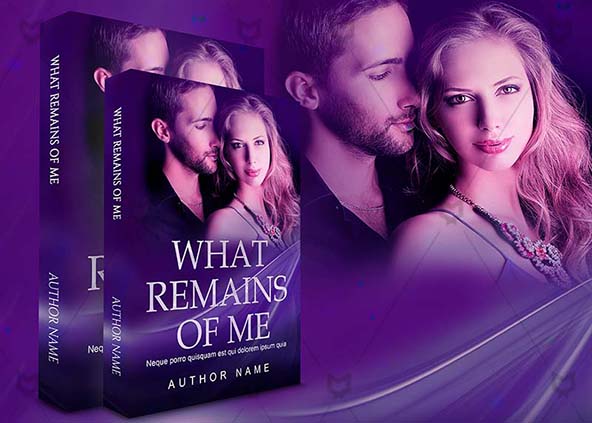 Romance-book-cover-design-What Remains Of Me-back