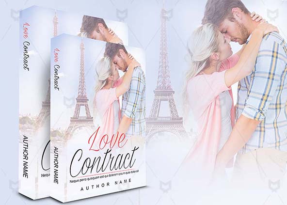 Romance-book-cover-design-Love Contract-back