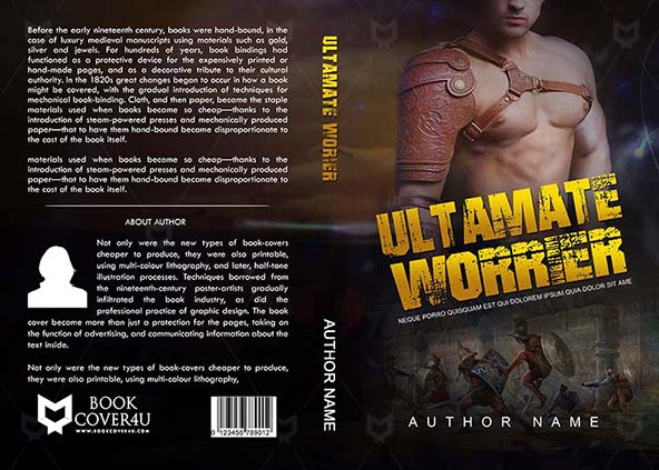 Romance-book-cover-design-Ultamate Worrier-front