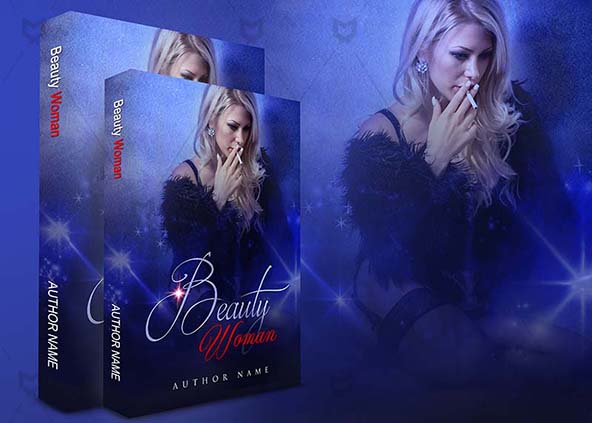 Romance-book-cover-design-Beauty Woman-back