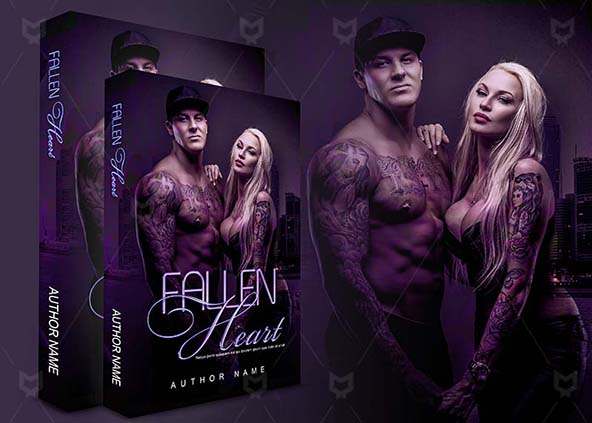 Romance-book-cover-design-Fallen Heart-back