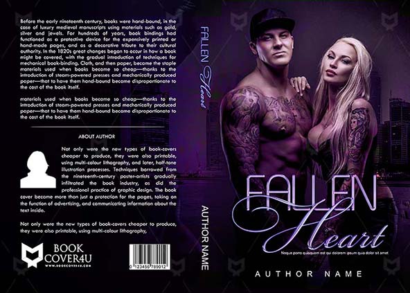 Romance-book-cover-design-Fallen Heart-front