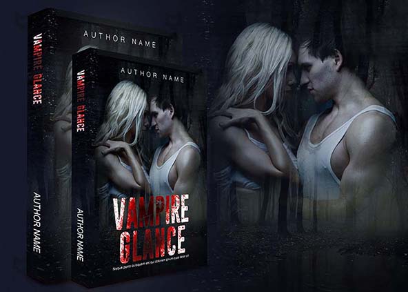 Romance-book-cover-design-Vampire Glance-back