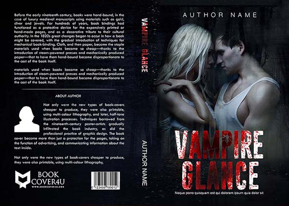 Romance-book-cover-design-Vampire Glance-front
