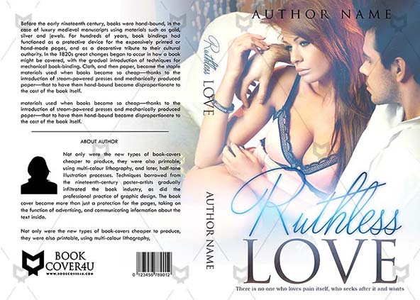 Romance-book-cover-design-Ruthless Love-front