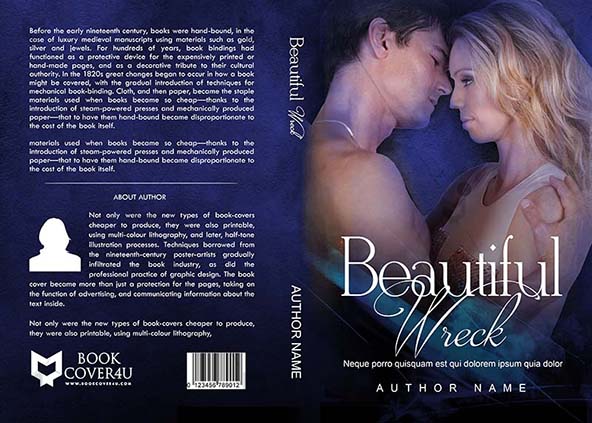 Romance-book-cover-design-Beautiful Wreck-front