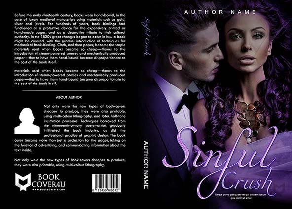 Romance-book-cover-design-Sinful Crush-front