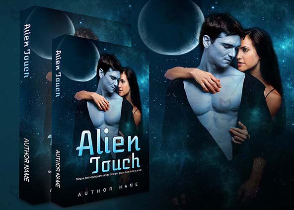 Romance-book-cover-design-Alien Touch-back