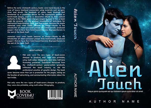 Romance-book-cover-design-Alien Touch-front