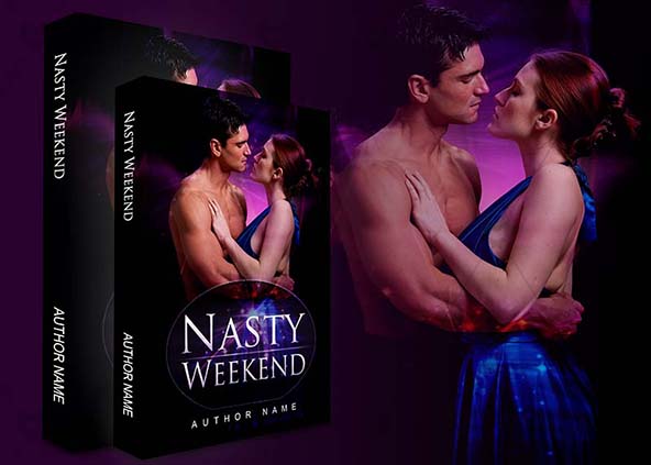 Romance-book-cover-design-Nasty Weekend-back