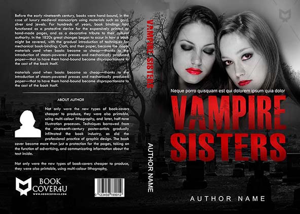 Romance-book-cover-design-Vampire Sisters-front