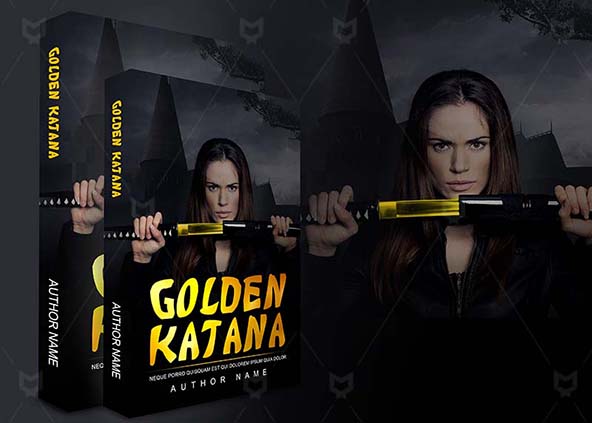 Romance-book-cover-design-Golden Katana-back