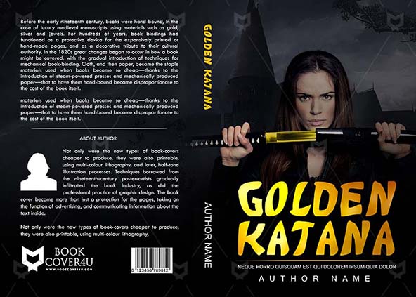 Romance-book-cover-design-Golden Katana-front