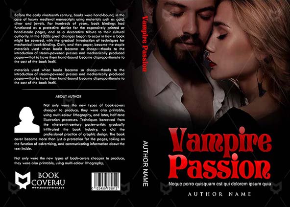 Romance-book-cover-design-Vampire Passion-front