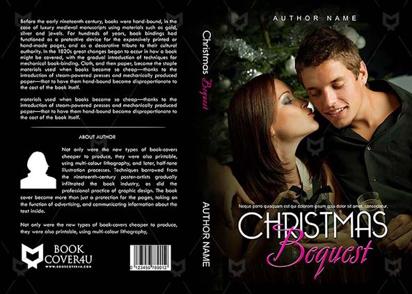 Romance-book-cover-design-Christmas Bequest-front
