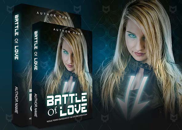 Romance-book-cover-design-Battle Of Love-back