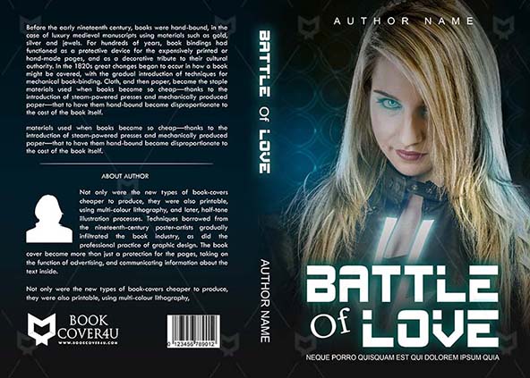Romance-book-cover-design-Battle Of Love-front