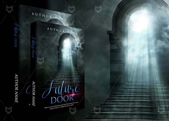 Fantasy-book-cover-design-Future Door-back