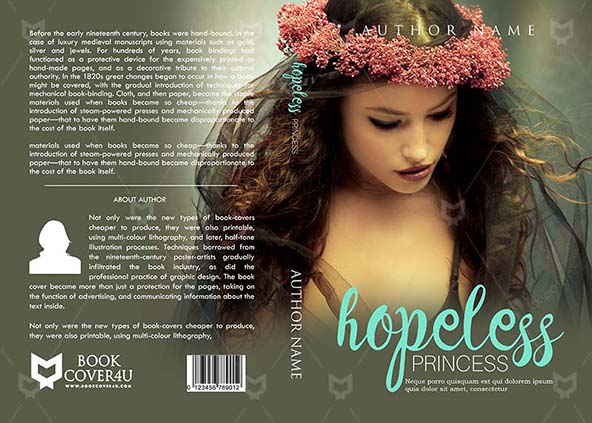 Fantasy-book-cover-design-Hopeless Princess-front