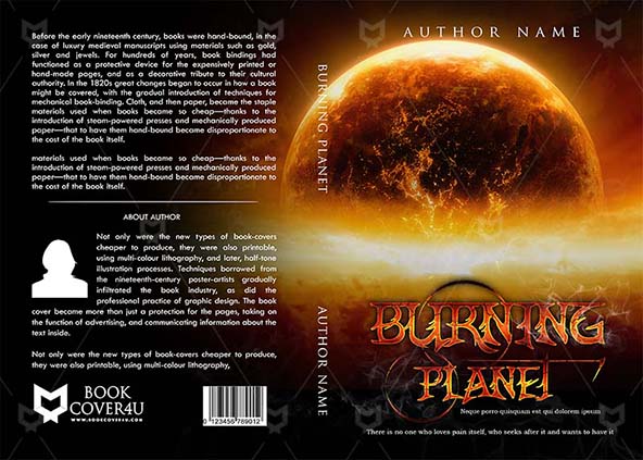 Fantasy-book-cover-design-Burning Planet-front