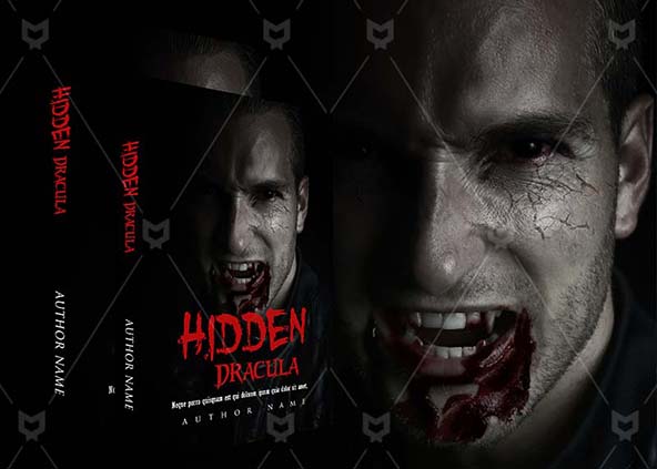 Horror-book-cover-design-Hidden Dracula-back