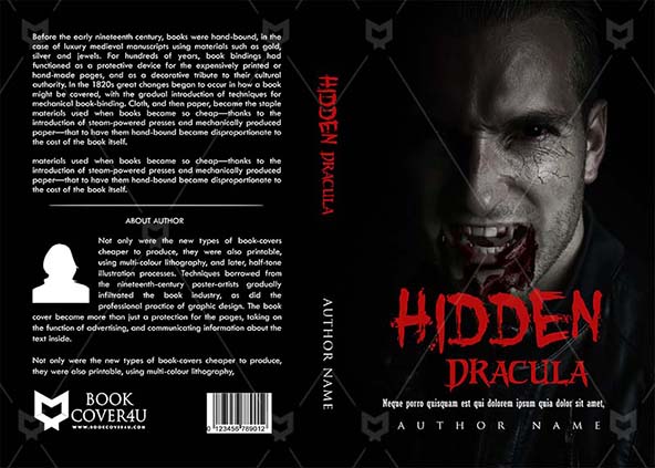 Horror-book-cover-design-Hidden Dracula-front