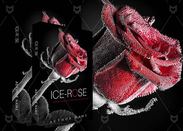 Fantasy-book-cover-design-Ice Rose-back