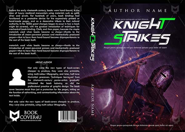 Thrillers-book-cover-design-knight Strikes-front