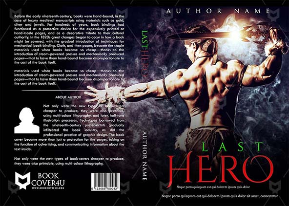 Thrillers Book Cover Design Last Hero