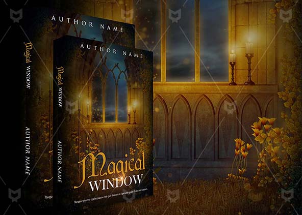 Fantasy-book-cover-design-Magical Window-back