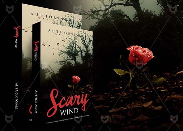 Horror-book-cover-design-Scary Wind-back