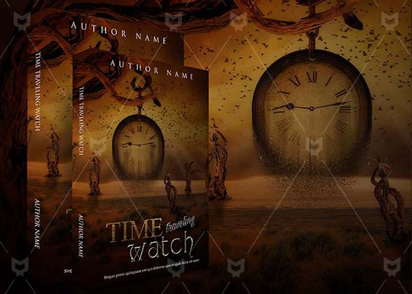 Fantasy-book-cover-design-Time Traveling Watch-back