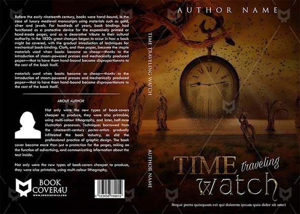Fantasy-book-cover-design-Time Traveling Watch-front