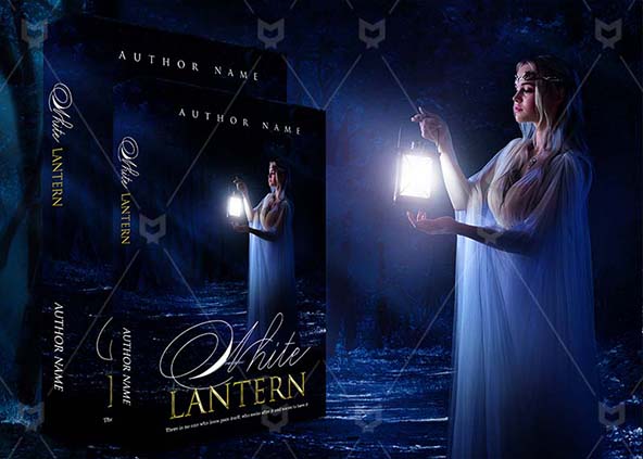 Fantasy-book-cover-design-White lantern-back