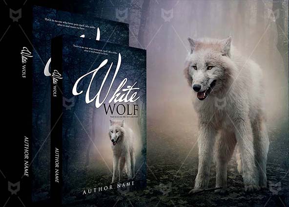 Fantasy-book-cover-design-White Wolf-back