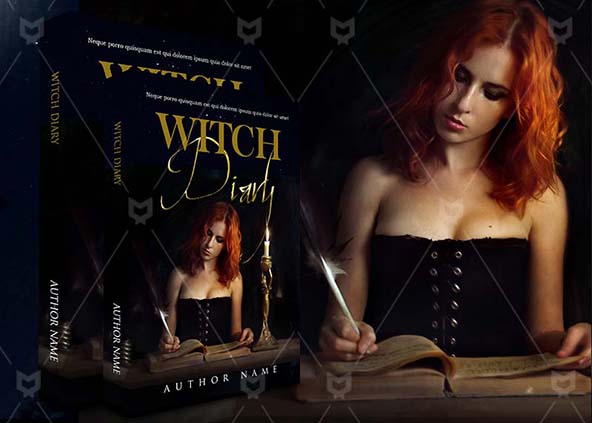 Fantasy-book-cover-design-Witch Diary-back