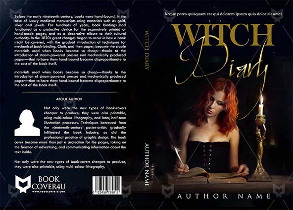 Fantasy-book-cover-design-Witch Diary-front