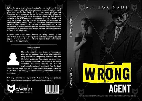 Thrillers-book-cover-design-Wrong Agent-front