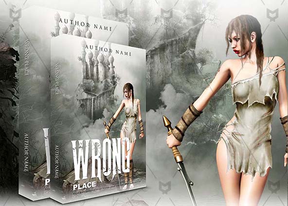 Fantasy-book-cover-design-Wrong Place-back
