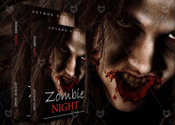 Horror-book-cover-design-Zombie Night-back