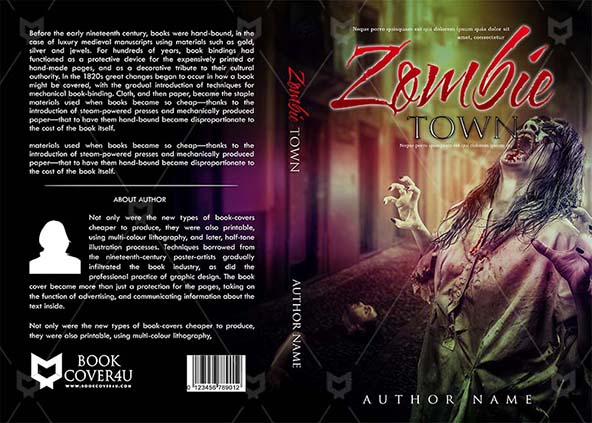 Children-book-cover-design-Zombie Town-front