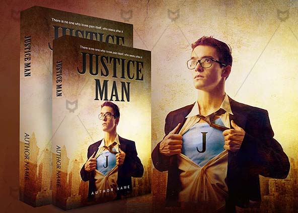 Thrillers-book-cover-design-Justice Man-back