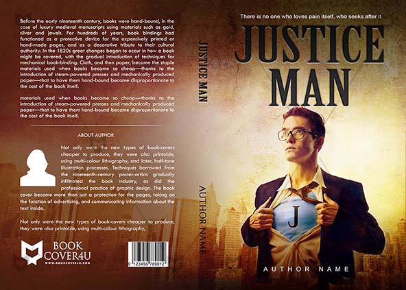 Thrillers-book-cover-design-Justice Man-front
